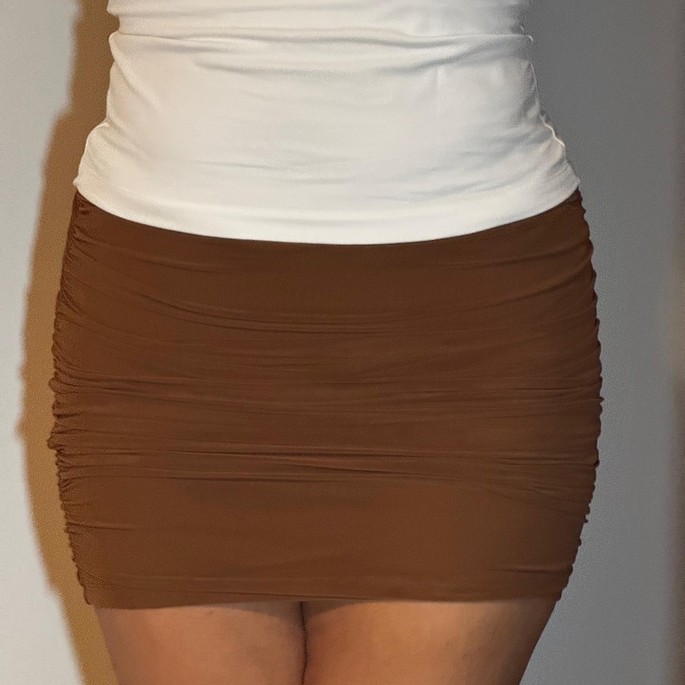 Princess Polly Chocolate Mini Skirt